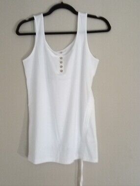 White Tank Top Size Medium